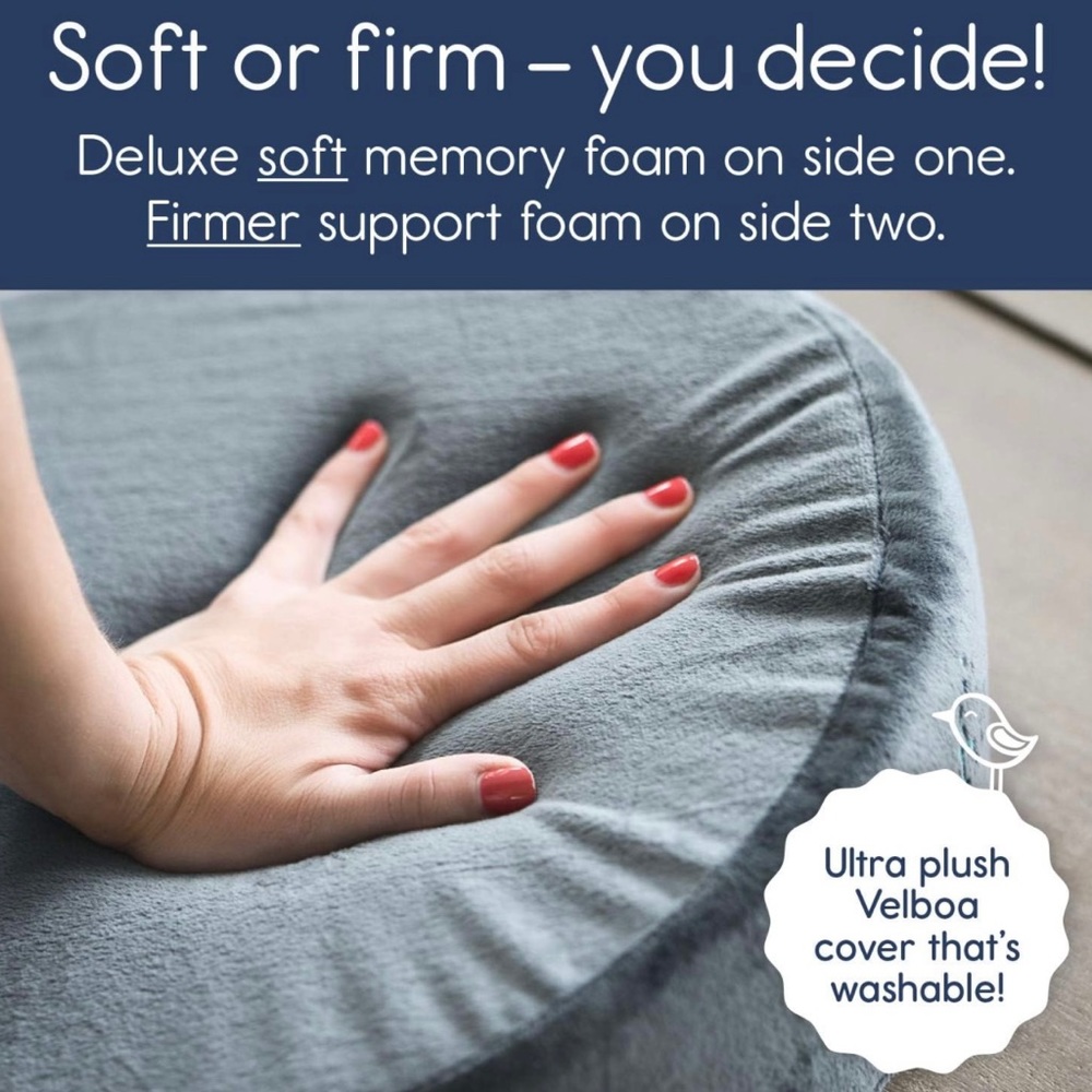 hiccapop Pregnancy Pillow Wedge for Belly Support | Maternity Wedge Pillow